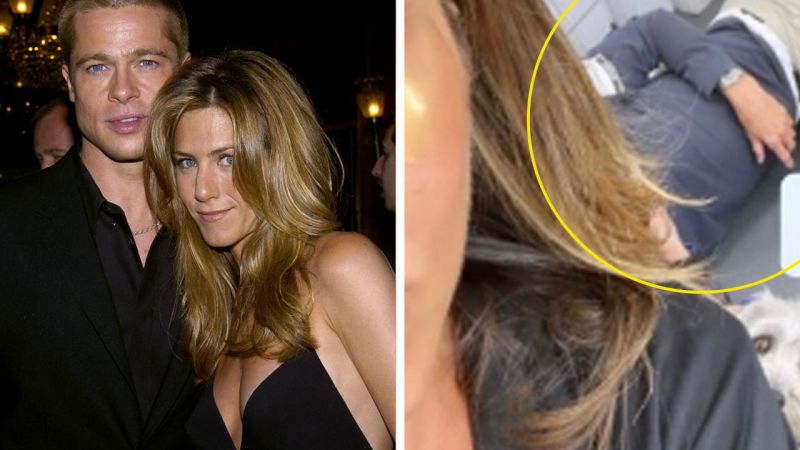 Hold The Fuck Up: Is That Brad Pitt In The Background Of Jennifer Aniston’s Trailer Selfie?