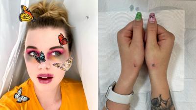 Aussie Uni Student Inks Permanent Solution To Her Left / Right Confusion With Literal Tattoos