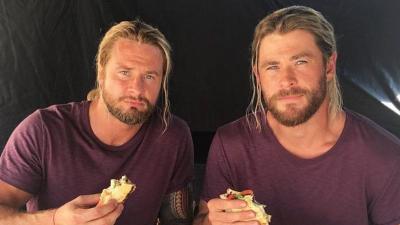 Half Man, Half Machine Chris Hemsworth Is Apparently Too Swole For His Body Double To Keep Up