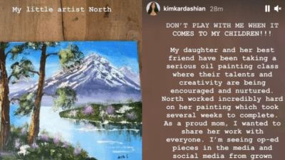 Today In What’s Dividing The Internet: Did North West Actually Fucking Paint This Watercolour?