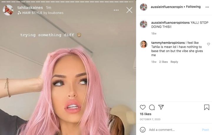 A Bunch Of Glorious Times My Fave Goss IG Called Out Aussie Influencers For Posting Dumb Shit