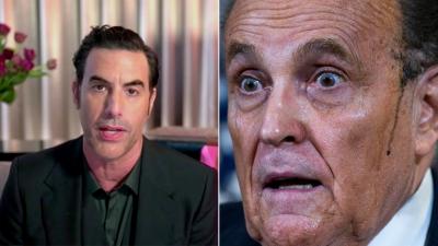 Sacha Baron Cohen Used His Golden Globes Speech To Melt Rudy Giuliani One More Blessed Time