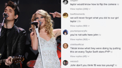 John Mayer Joined TikTok & Was Immediately Obliterated By Taylor Swift’s Loyal Legion Of Fans