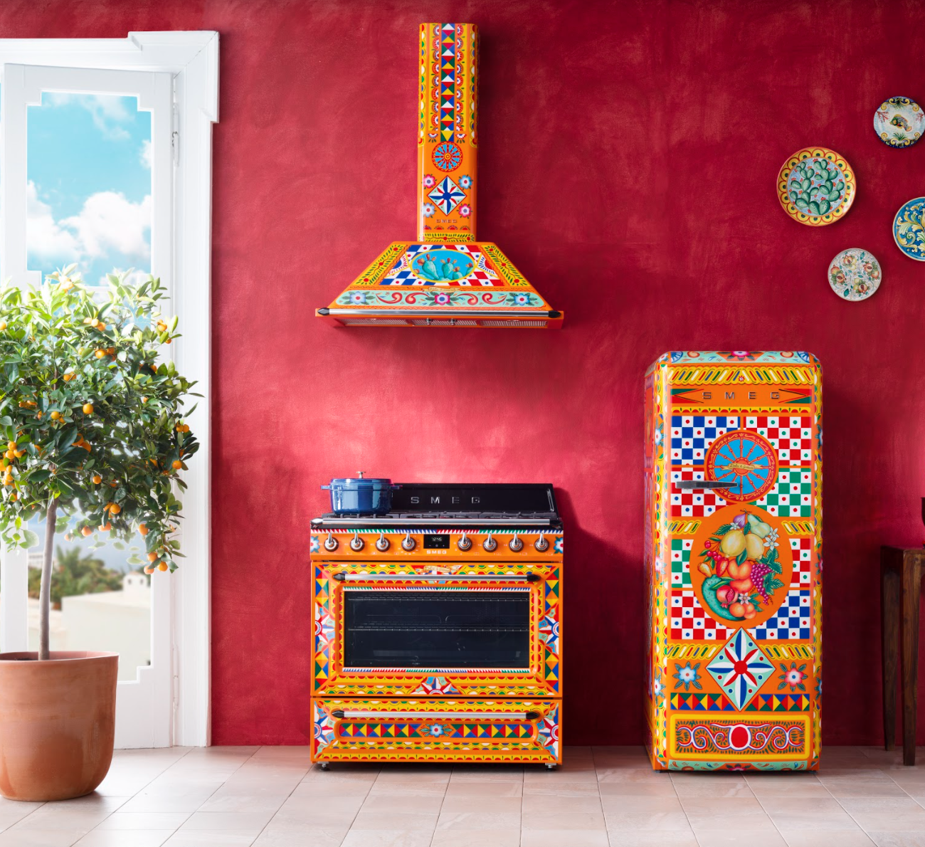 Smeg Dolce and Gabbana Kitchen Set