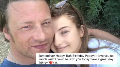 Cooked Unit Jamie Oliver Got His Daughter’s Age Wrong In An IG Caption & Copped A Bit Of Heat