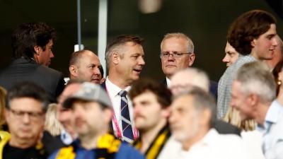 Scott Morrison Didn’t Show Up For Women This Week, But He Did Show Up At The Footy