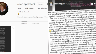 Ooft: Several Influencers Have Taken On Celeb Spellcheck In A Series Of Spicy Instagram Posts