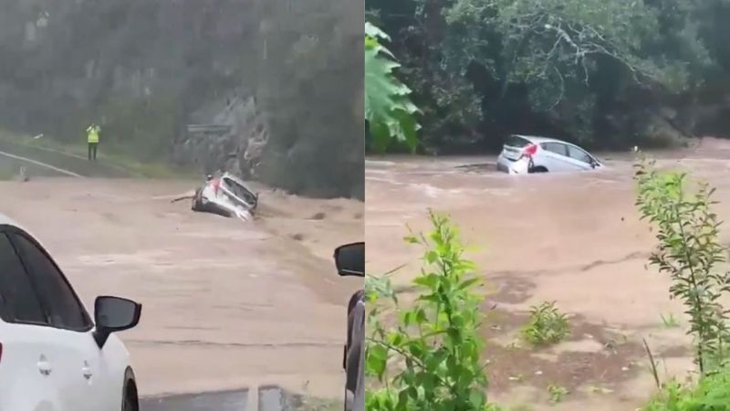 This Car Being ‘Consumed’ By QLD Floodwaters Is A Grim Reminder Not To Fuck With Mother Nature