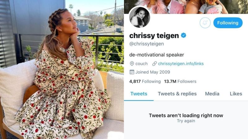 Twitter Queen Chrissy Teigen Has Nuked Her Entire Account In Response To Hate Comments