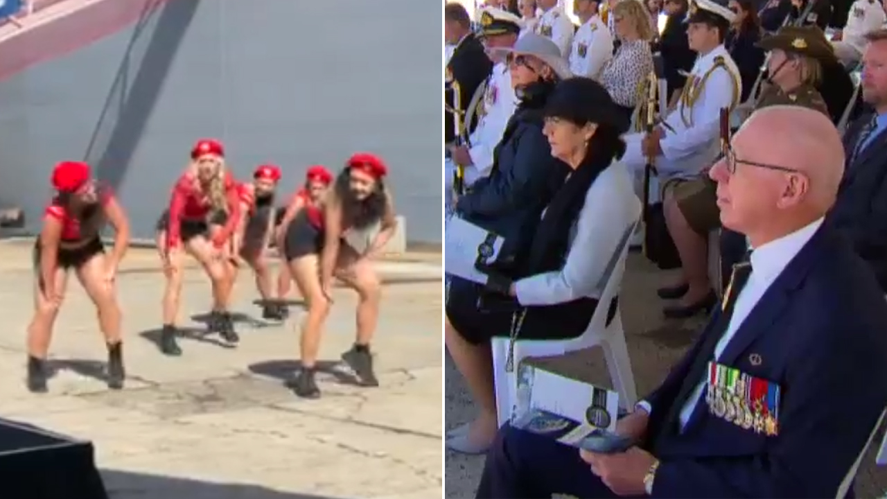 HMAS Support twerking