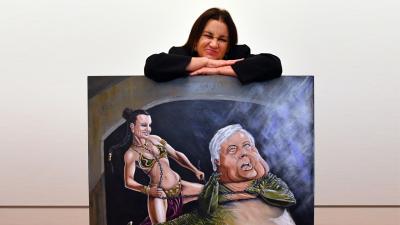 For Just $50 A Signed Print Of That Iconic Jacqui Lambie/Clive Palmer Painting Could Be Yours