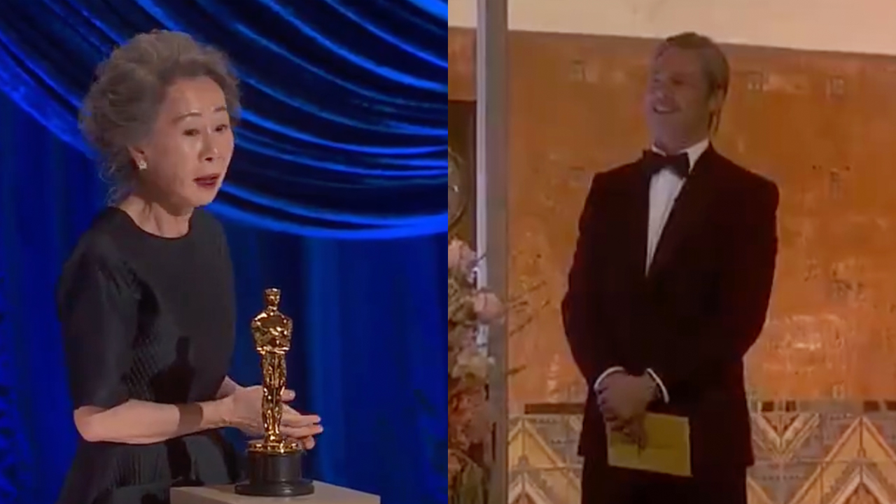73 Y.O. Oscar Winner Youn Yuh-Jung Used Her Speech To Hit On Brad Pitt & Power To Her TBH