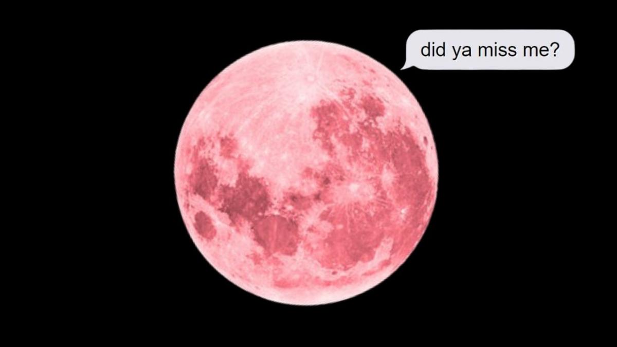 super pink moon pictures