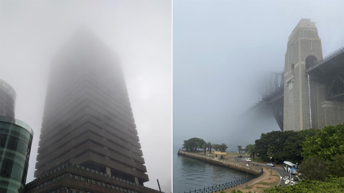 Smoke is blanketing Sydney this morning.