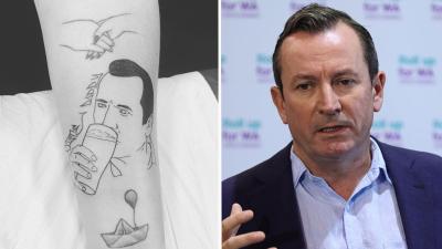 Someone In Perth Has Cooked Themselves So Badly That They’ve Gotten A Tattoo Of The Premier