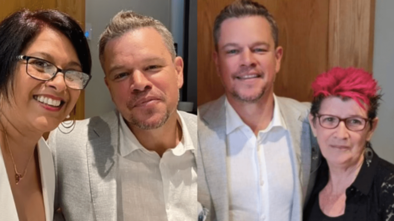 Sweet Angel Matt Damon Attended A Domestic Violence Charity Event In Brissy & Donated $10K