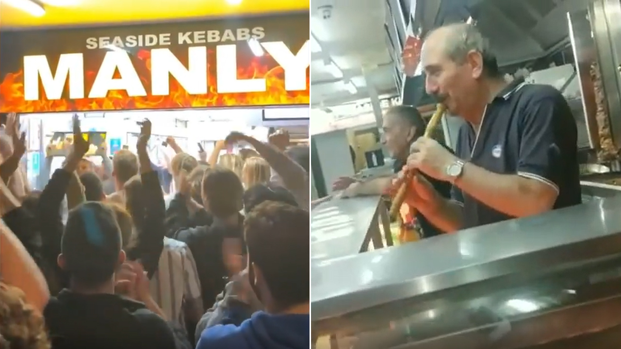 A Sydney Kebab Shop Paid Tribute To A Late Flute-Playing Icon With A Huge Midnight Memorial