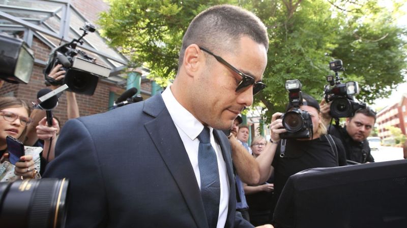 The Jarryd Hayne Supporter Accused Of Spitting Outside Court Will Be Slapped With A $500 Fine
