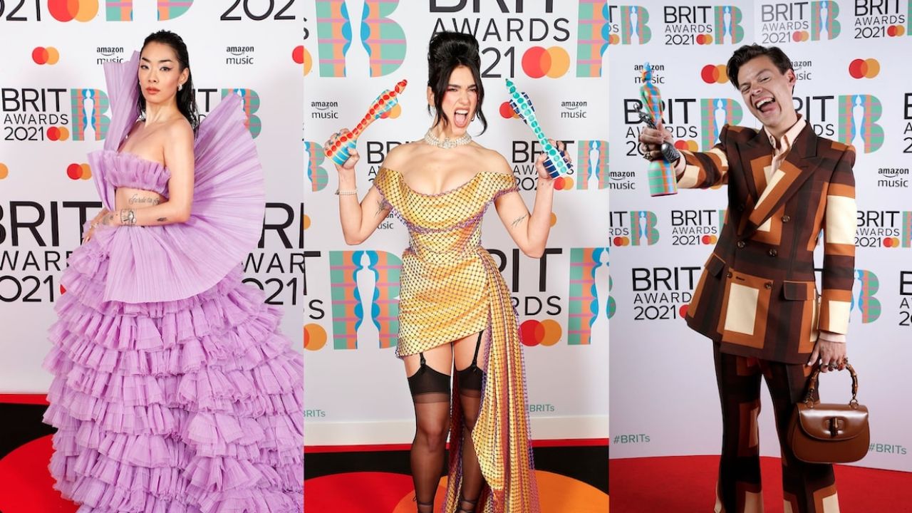 All The Looks From The 2021 Brit Awards That Made Me Audibly Gasp On The Train This Morn