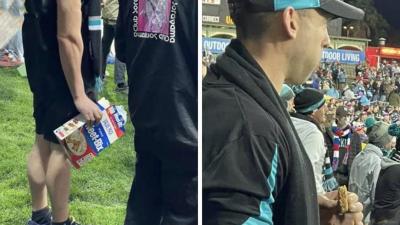 Some Bloke At The AFL Munched On A Box Of Dry Weet-Bix Like It Was Popcorn & What The Fuck-Bix?