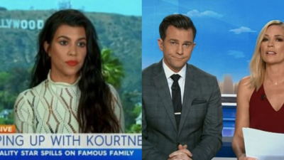 Remember When Kourtney K Pretended She Was Frozen So She Didn’t Have To Talk To Today Extra?