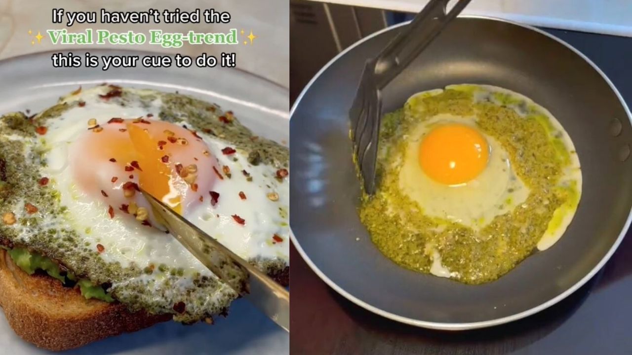 Say Hello To Pesto Eggs, The New Viral TikTok Dish That Has Everyone Scrambling To Their Pans