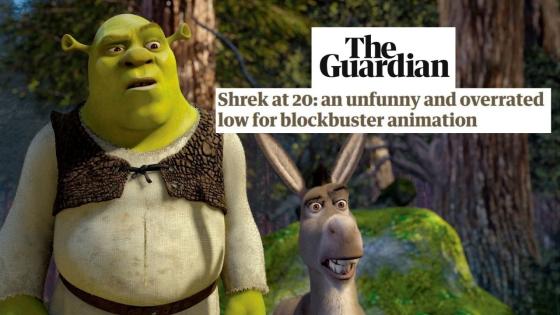The Guardian Ripped Shrek To Shreds For Its 20th Anniversary And Now It’s Swamped With Hate