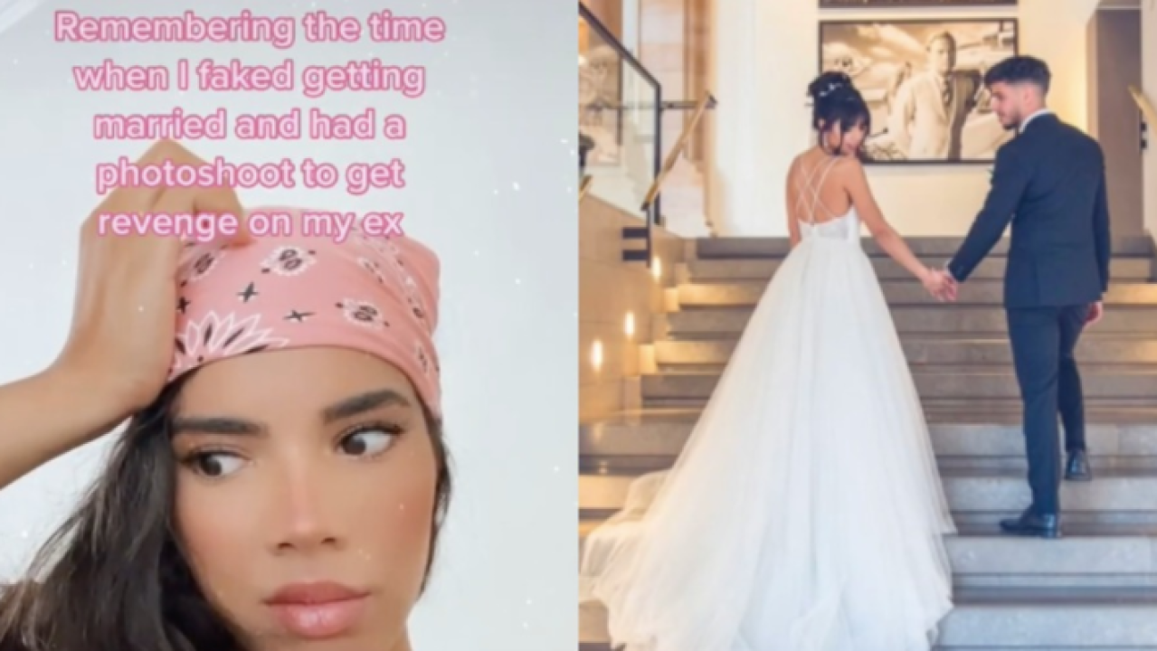 You Don’t Know Petty ’Til You’ve Seen This TikToker Throw A Fake Wedding To Make Her Ex Jealous