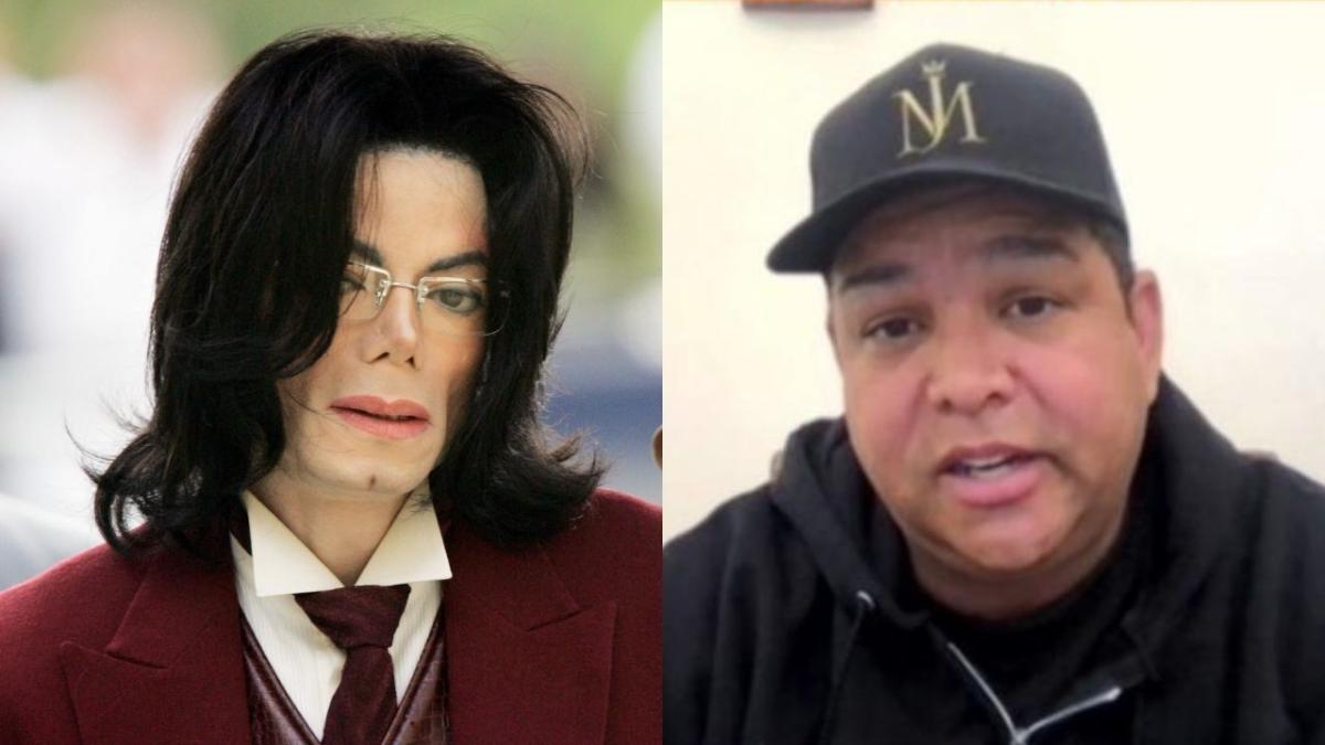 Michael Jackson and his nephew Taj Jackson