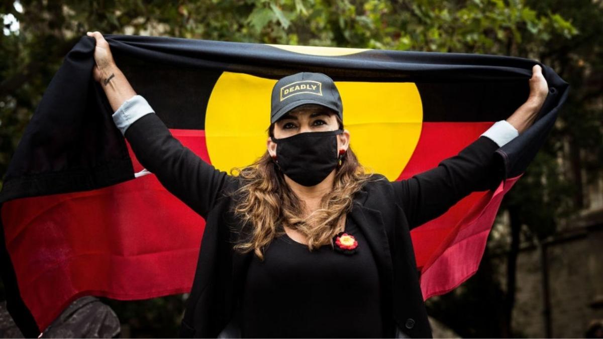 Lidia Thorpe Aboriginal Flag Stolen Generations