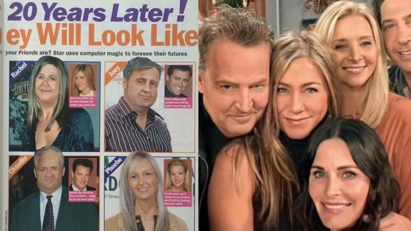 A 2004 Mag Predicted What The Friends Cast Would Look Like Now & Chandler Looks Like Alan Jones