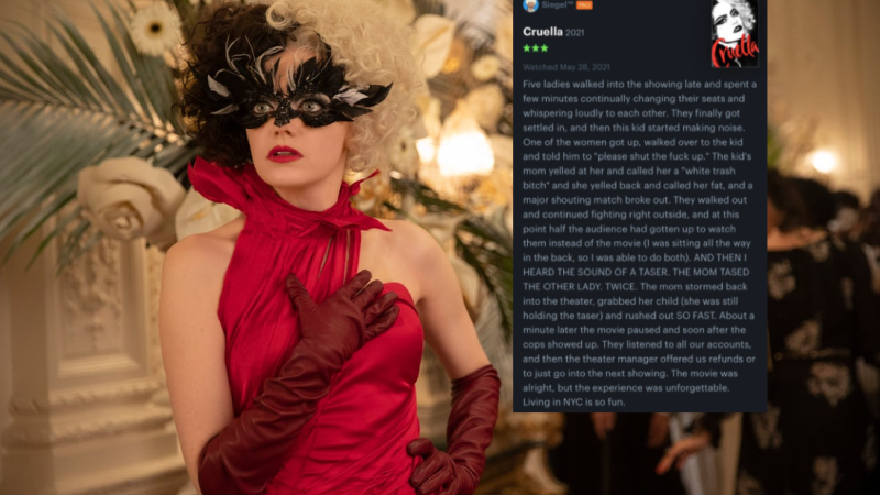 This Cruella Review Has Gone Batshit Viral For Recounting A Cinema Brawl In Glorious Detail