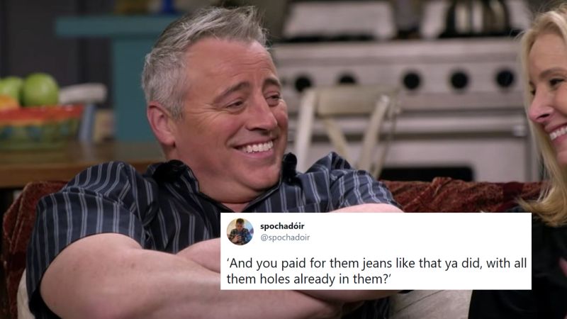 Irish Twitter Has Adopted Matt LeBlanc As Its Collective Uncle After The Friends Reunion