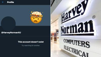 Harvey Norman Has Totally Nuked Its Twitter After *Someone* Went On That Chaotic Tweeting Spree