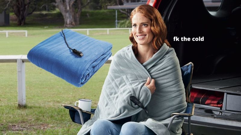 Calling All Cold Heauxs, ALDI Is Doing $30 Heated Blankets So You Can Wrap Yr Frosty Ass Up
