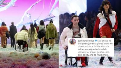 Camilla Franks Wades Into The Wheelchair Inaccessible Runway Controversy Via Insta Comment