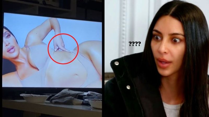 Kim Kardashian Is Getting Kalled The Fuck Out For An Apparent Editing Mishap In Her Skims Ad
