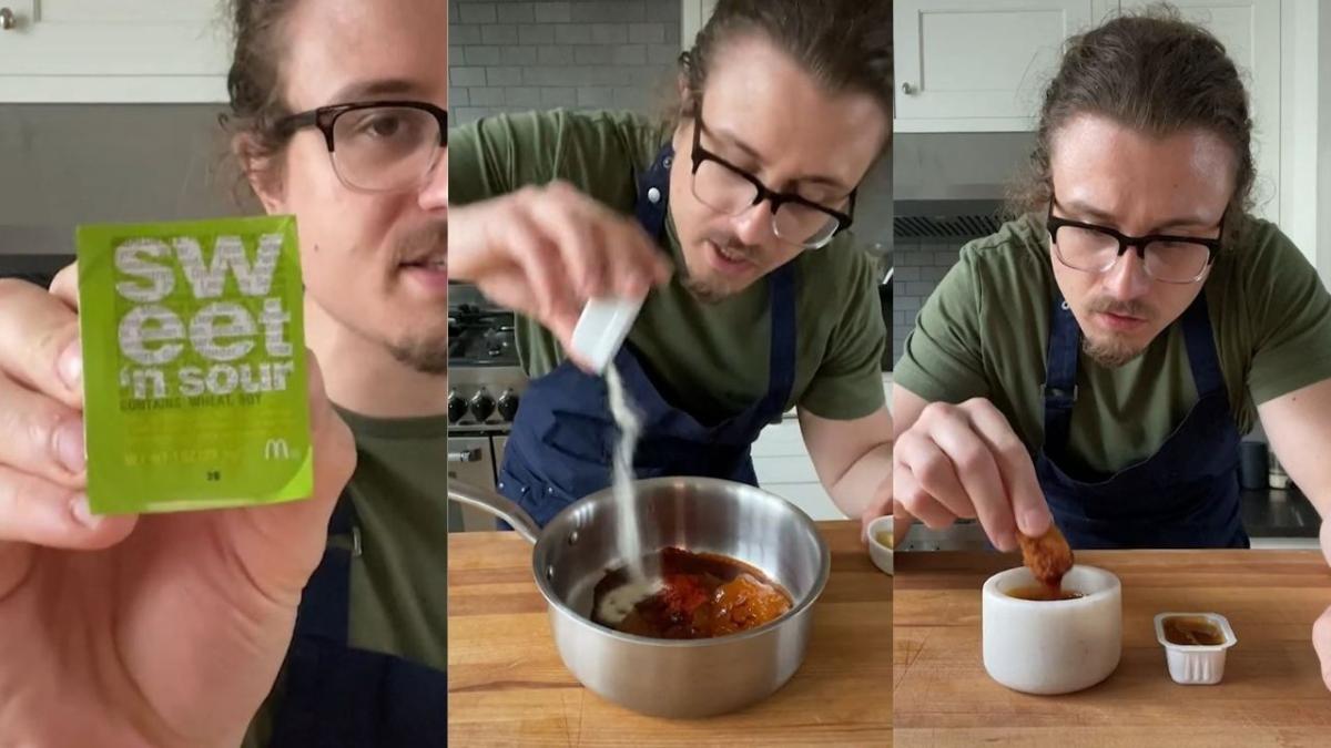 how to make sweet and sour sauce tiktok