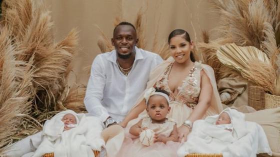 Usain Bolt And His GF Deserve All The Gold Medals For Naming One Of Their Bb Twins Thunder