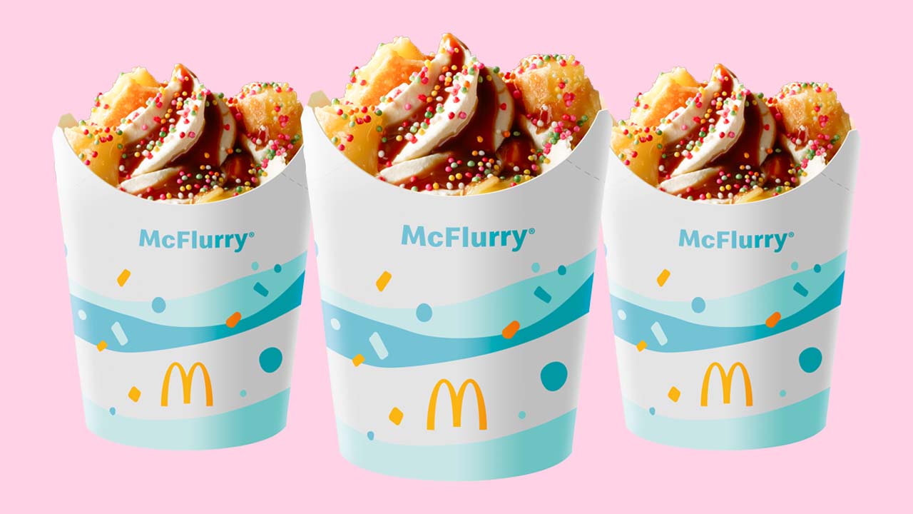 Macca’s Unleashed A Fairy Bread McFlurry & It’s Making Us Wanna Go Buck Wild On The Playground