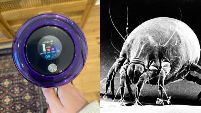 I Tried Dyson’s New Laser Vacuum That Tells You Exactly How Many Dust Mites You’ve Sucked Up