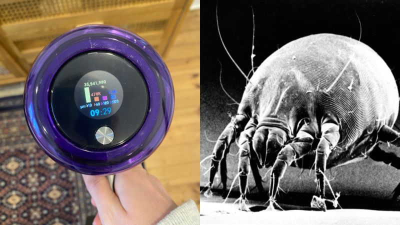 I Tried Dyson’s New Laser Vacuum That Tells You Exactly How Many Dust Mites You’ve Sucked Up