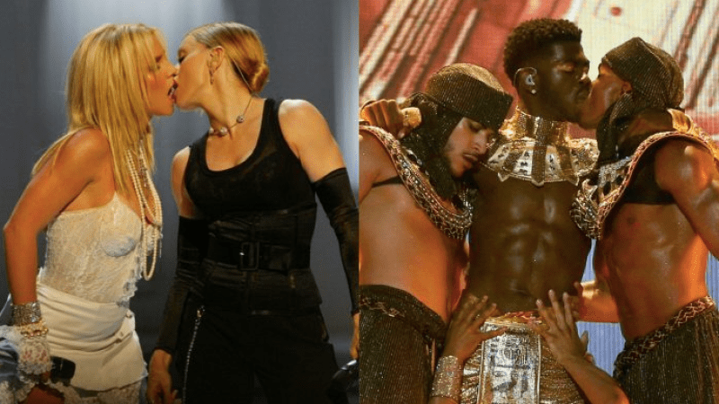 Madonna Didn’t Invent Same-Sex Kisses On Stage, So STFU & Let Lil Nas X Have His Moment