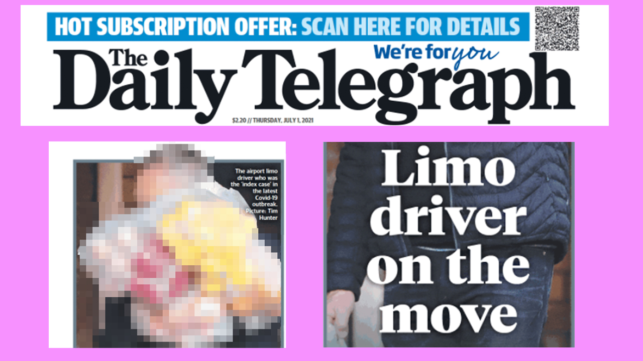 The Daily Tele Put Photographers Outside The Sydney Limo Driver’s House For A Grot Front Page