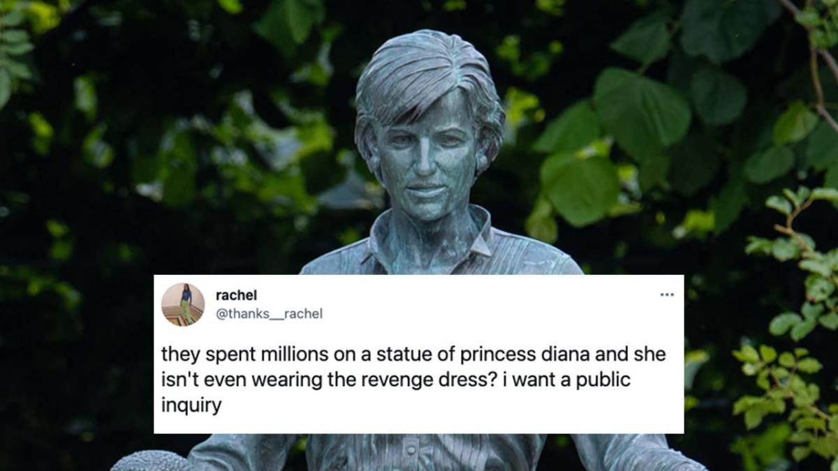 princess diana statue reactions