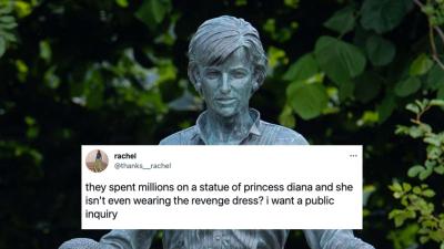 Princess Di’s Memorial Has Been Unveiled & It Seems Nobody Is Safe From The Munted Statue Club