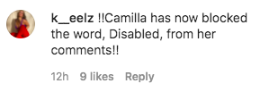 Camilla Has Been Accused Of Banning The Word ‘Disabled’ From Her IG & Blocking Disabled Folks