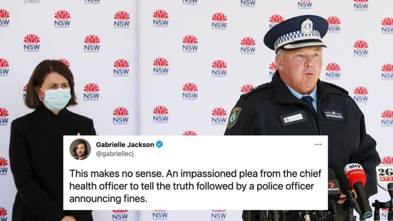 Gladys Berejiklian Urged Ppl To ‘Tell The Truth’ Before Police Announced A Shit Tonne Of Fines