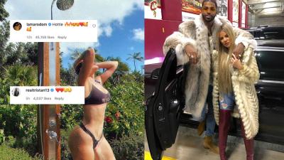 Khloe Kardashian’s Exes Tristan & Lamar Are Beefing On IG & That’s Rich Coming From 2 Cheaters