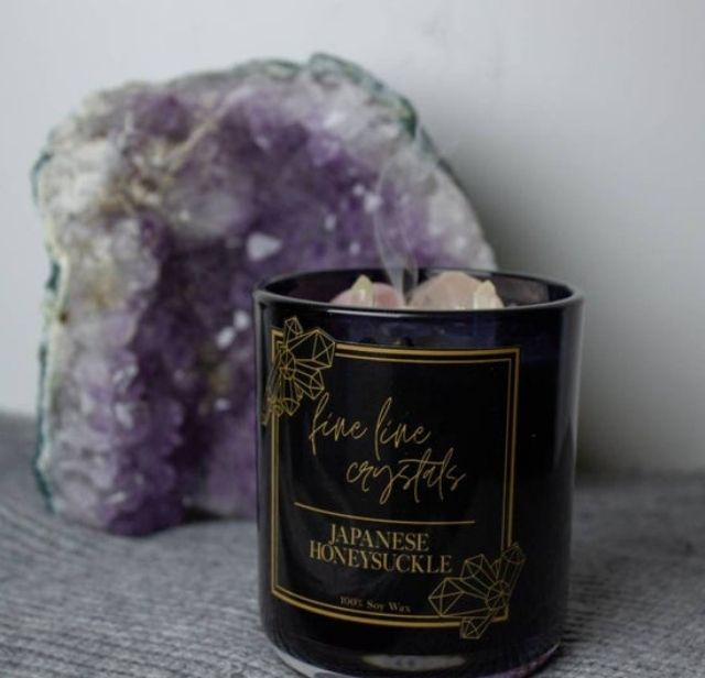 Burn These Crystal-Infused Candles When You Need to Add Some Calm To The Bullshittery